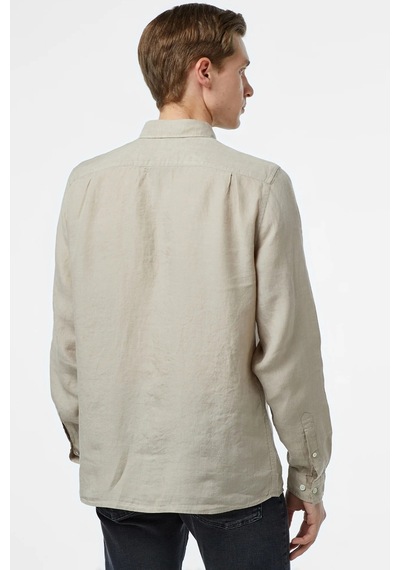 Lacoste Men's Regular Fit Button-down Collar Linen Shirt Erkek Düğmeli Yaka Keten Gömlek Bej Lacoste Men's Regular Fit Button-down Collar Linen Shirt Erkek Düğmeli Yaka Keten Gömlek Bej