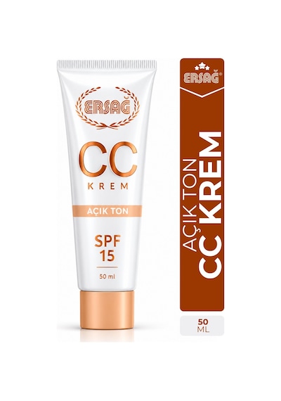 Ersağ CC Krem Açık Ton 50 ML