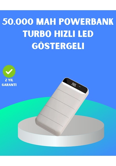 22.5w Pd Destekli Tnabilir Şarj Cihazı Çoklu Çıkışlı Muratech - 53 Model Powerbank siyah