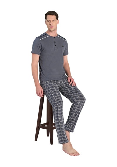 Over Sleep By Poleren Over Sleep 2339 Erkek Süprem Yazlık Takım M-l-xl-2xl Füme