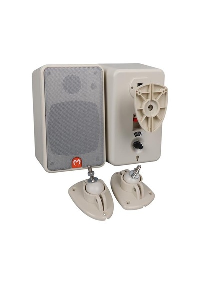 Magicvoice Mv-21 10 Cm 40 Watt Komütatörlü Hat Trafolu Beyaz Sütun Hoparlör 2 Li Takım