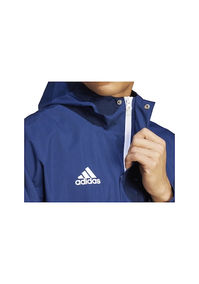 Adidas Ent22 Aw Jkt Erkek Futbol Antrenman Yağmurluk Ik4011 Mavi 001