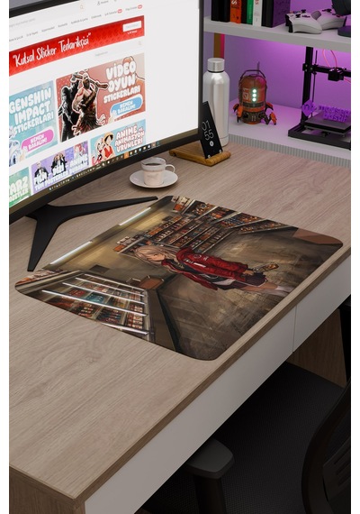 Kadın V3 48x40 Xl Gaming Kauçuk Kaymaz Taban Mouse Pad Fare Altlığı