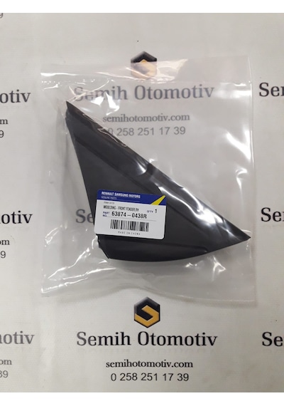 638740438R Megane Iv- 4 Çamurluk Köşe Plastiği Sağ Siyah