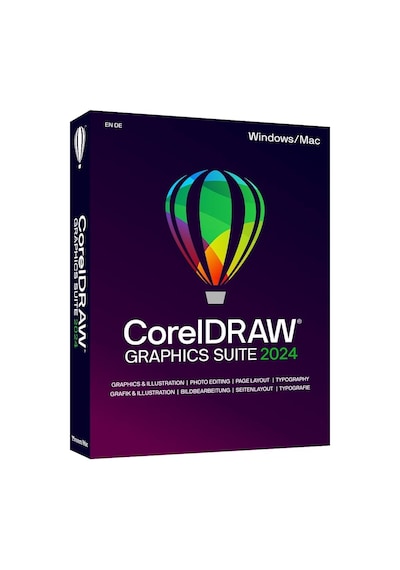 Coreldraw Graphics Suite 2024 Windows / Mac İçin 1 Cihaz Lisans Anahtarı