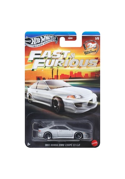 Hot Wheels Siver Series Fast & Furious 25.yıl 5'li Model Araba Seti Hnr88