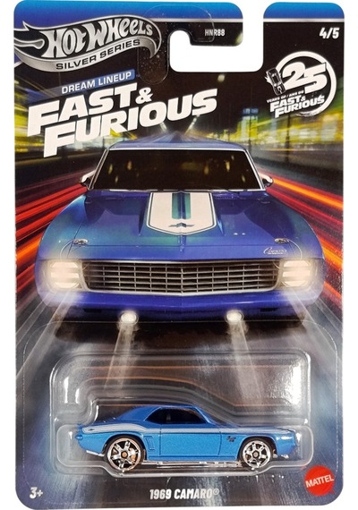 Hot Wheels Fast & Furious Temalı Arabalar 1969 Camaro Jkx13 Çok Renkli