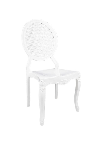 Mandella Diva Sandalye B Modeli (2 Adet) Beyaz