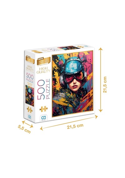 Pilot Kadın 500 Parça 2,2mm Kalınlık 48x33cm Profesyonel Hobi Puzzle Yapboz Serisi