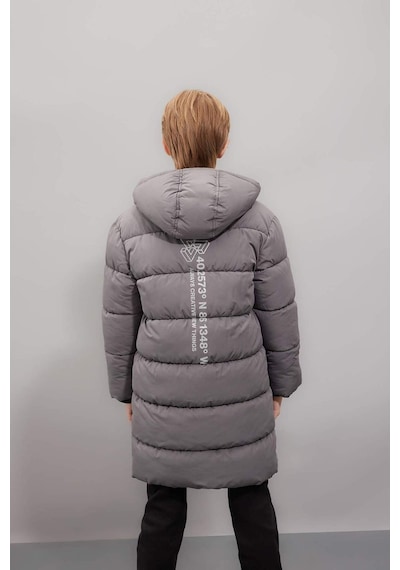 DeFacto Erkek Çocuk Su İtici Kapüşonlu Fermuarlı Cepli Polar Astarlı Parka C8801A824CWAR129 DeFacto Erkek Çocuk Su İtici Kapüşonlu Fermuarlı Cepli Polar Astarlı Parka C8801A824CWAR129