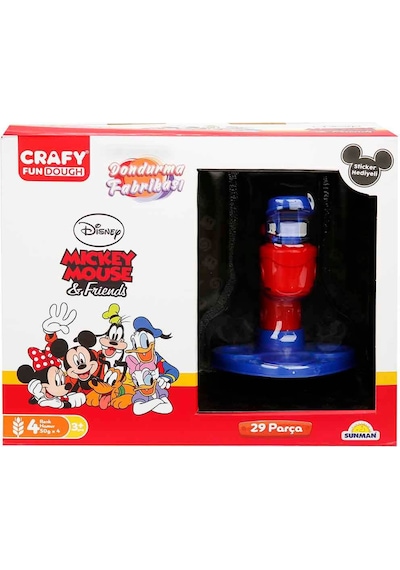 Mickey Mouse Dondurma Fabrikası Oyun Hamuru Seti 200 G 29 Parça Çok  Renkli