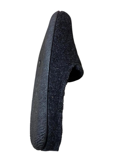 Güven Kundura Ev İçi Keçe Terlik Siyah Taba - 820124626 Siyah Taba