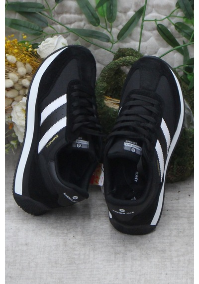 Hammer Jack 101 24985 Siyah Beyaz Erkek Sneaker Ayakkabı 001