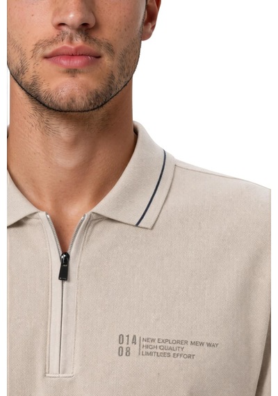 Arma Ar-ma Erkek Polo Yaka Tişört Baskisiz Basic Yaka Fermuarli Örme Kumaş Regular Fit %100 Pamuk 30/1 Çift Toplama Penye Pike Y31374357202 Bej-b1 Arma Ar-ma Erkek Polo Yaka Tişört Baskisiz Basic Yaka Fermuarli Örme Kumaş Regular Fit %100 Pamuk 30/1 Çift Toplama Penye Pike Y31374357202 Bej-b1