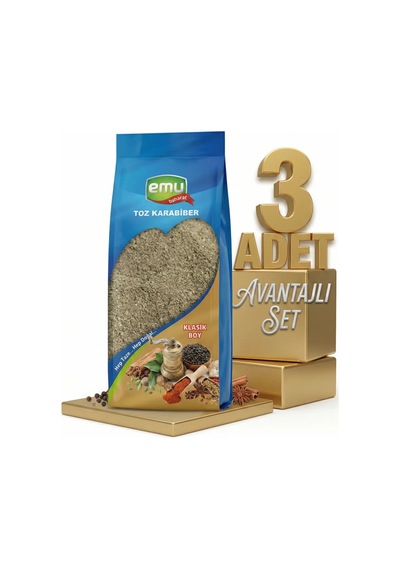 Emu Karabiber Toz 3x40 Gr