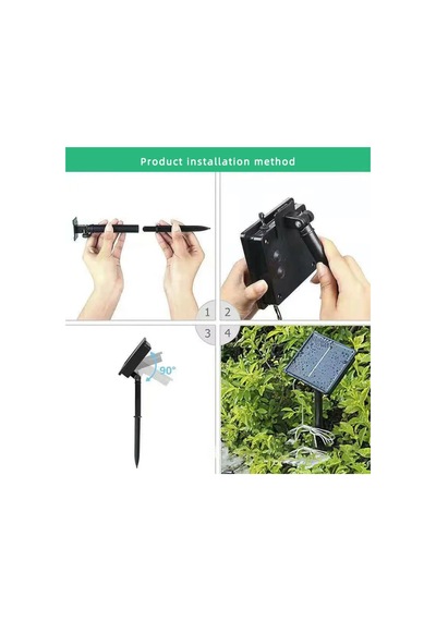 Solar Led Işık Boncuk Led Güneş Enerjili Bahçe Aydınlatma 8 Animasyonlu Günışığı Solar Güneş Enerjili Balkon Ağaç Teras Aydınlatma Dekor Sarı Işık Zinciri Dış Mekan Dekor Süs Lambası