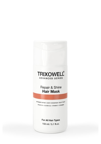 Trixowell Advanced Series Repair & Shine Yoğun Onarıcı Ve Nemlendirici Saç Bakım Maskesi Argan Yağı, Jojoba Yağı, Vitamin E, Seramid 150 Ml