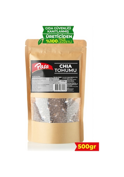 Chia Tohumu 500 Gr Yüksek Lifli Ve Omega-3 Kaynağı