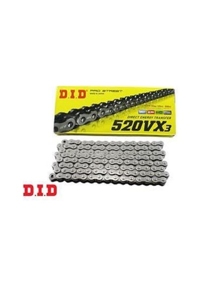 Dıd 520 Vx3 120l Çelik Zincir