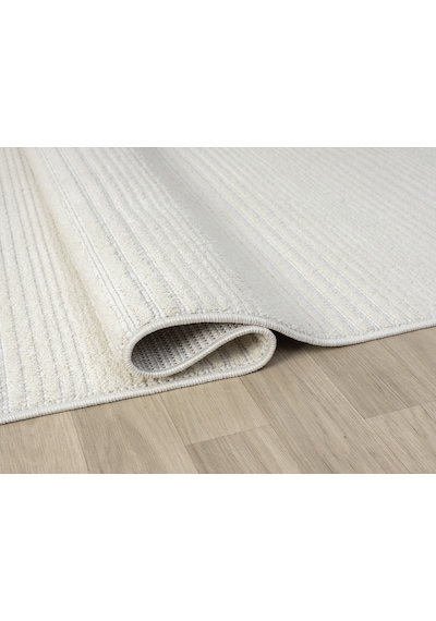 Mariesse Home Step Serisi Naturel Bukleli Yumuşak Dokulu Iskandinav Dokuma Halı Krem