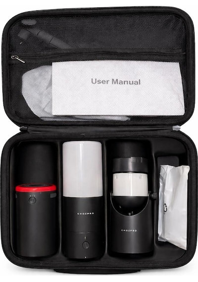 Ghospro Yaşam Kiti Tripdlu Vantilator Fener Powerbank Sinek Kovucu Siyah