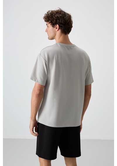 Tommy Life Air Jones Erkek Oversize 0 Yaka T-shirt 88379 001