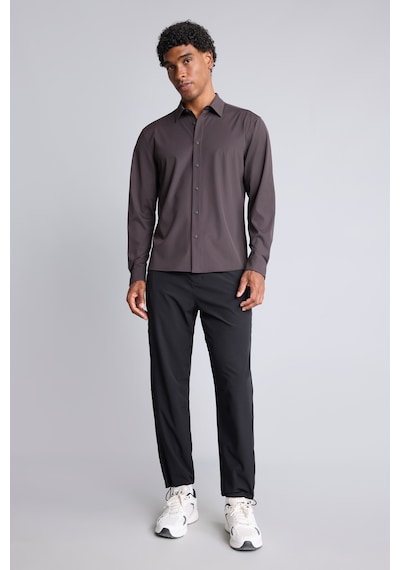 Defacto Slim Fit Klasik Yaka Uzun Kollu Gömlek H8154ax26aubn337 Kahve-bn337