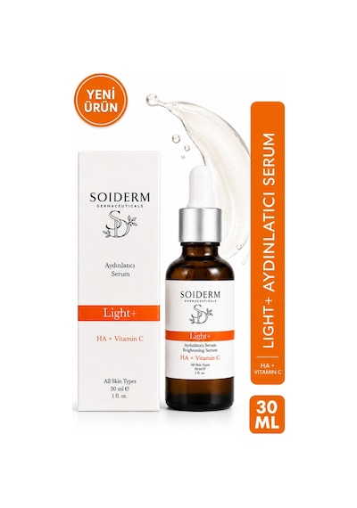 Soiderm Light+ Aydınlatıcı Serum - Hyalüronik Asit + Vitamin C