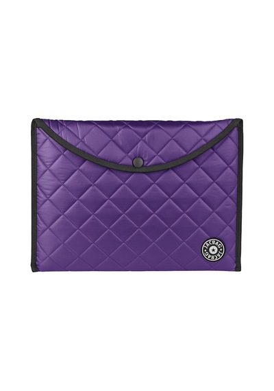 Jacbag Snap Folder Soft A4-kapitone Çıtçıtlı Dosya A4-mor