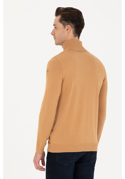U.s. Polo Assn. Balıkçı Yaka Kum Erkek Triko 1678366 001