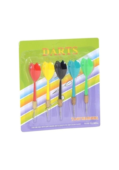 Kızılkaya Yedek Dart Oku 5'li Set, Renkli