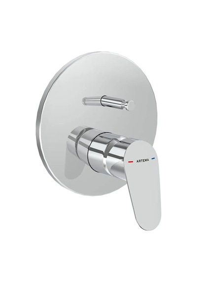 Artema Flow Round Sıvaüstü Grubu Ankastre Banyo Bataryası A43182 Çok Renkli