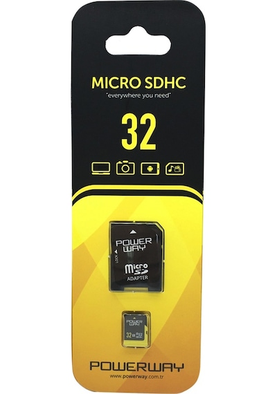 Powerway PWR-32 32 GB Micro Sd Hafıza Kartı (Class 10)