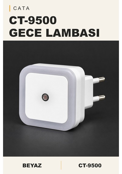 Cata Gece Lambası Fotoseli Beyaz