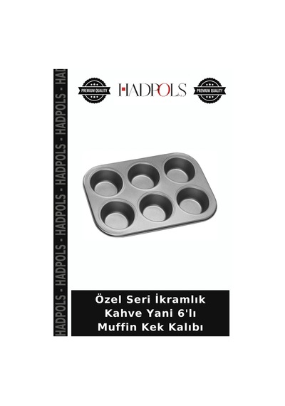 Özel Seri İkramlık Kahve Yani 6'lı Muffin Kek Kalıbı Diğer