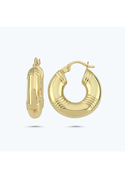 Altınbaş Altın Halka Küpe KGAG1485-25393