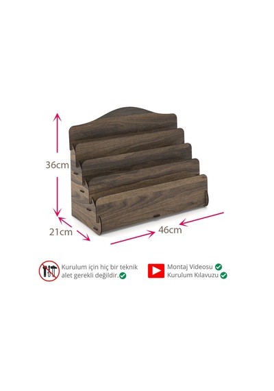 Mini Lucky Montessori Çocuk Kitaplığı 4 Raflı Ahşap Çocuk Odası Kitaplık Masaüstü Mini Kitaplık Ceviz - 570895571 Ceviz Mini Lucky Montessori Çocuk Kitaplığı 4 Raflı Ahşap Çocuk Odası Kitaplık Masaüstü Mini Kitaplık Ceviz - 570895571 Ceviz