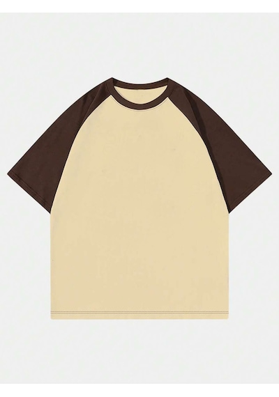 Startmore Oversize Unisex Basic T-shirt Bej