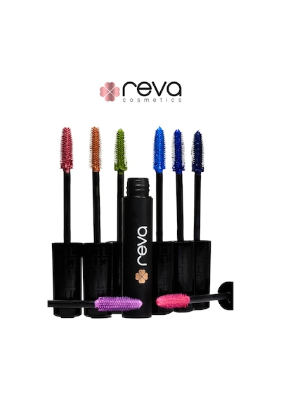 Reva Lash Booster & Full Volume Color Mascara 450 Koyu Mavi