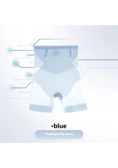 Ece's Design Buz İpek Dikişsiz Vücut Toparlayıcı W1007 Mavi
