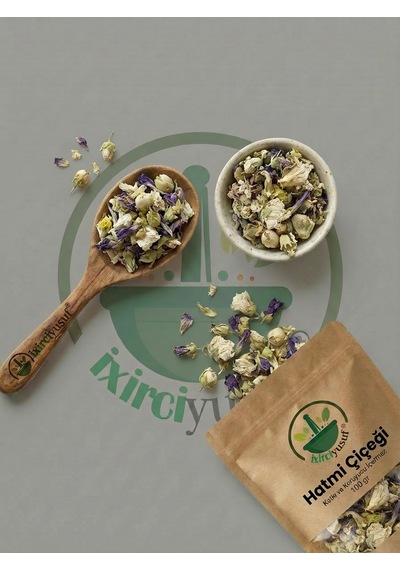 Hatmi Hatmi Çiçeği Gülhatmi Kurutulmuş Bitki Çayı 100 G Doğal