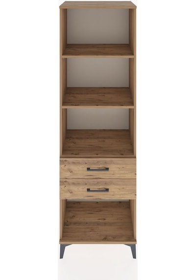 Hyperion Dolap 3 Raflı 2 Çekmeceli 60x44x195 Çam-çam Çam