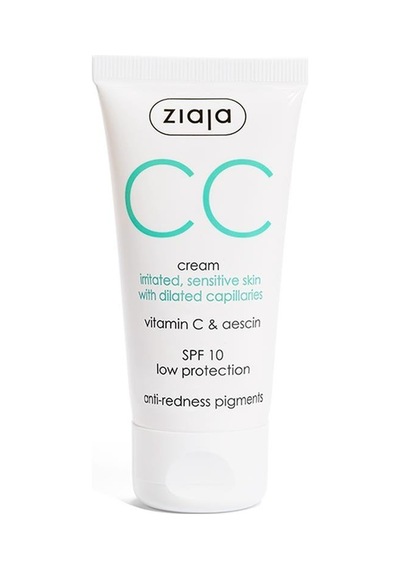 Ziaja Tahriş Olmuş Hassas Ciltler İçin CC Krem SPF10 Doğal Bej 50 ML