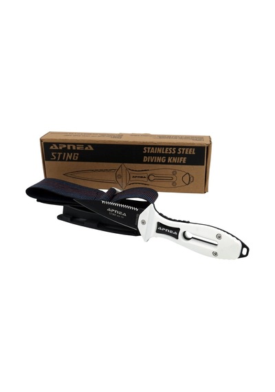 Apnea Sting Bıçak Gen2 Pro Beyaz + Kol Bandı
