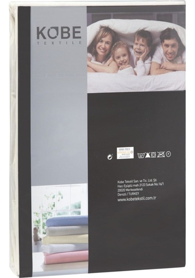 Penye Lastikli Çarşaf, Çift Kişilik , Kırmızı, Pamuk-elastan Örme Kumaş, 230 Gr/m² Kırmızı