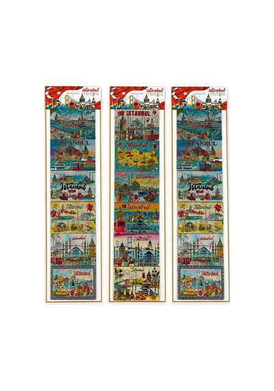 Magicool İstanbul Temalı Silikon Buzdolapı Süsü Magnet 6'lı Set Alk5809