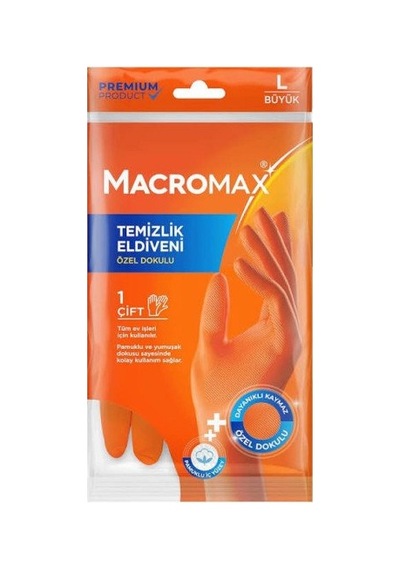 Macromax Bulaşık Eldiveni L Boy Çok Renkli