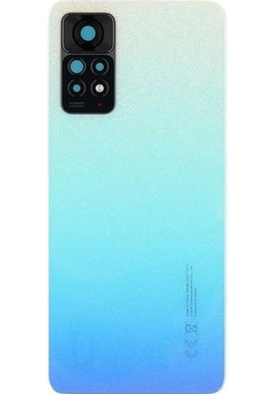 Redmi Note 11 Pro 4g Uyumlu Arka Pil Batarya Kapağı Kamera Lensli - Mavi