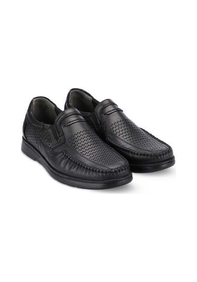 Forelli 32618-H Anatomik Erkek Ayakkabı Siyah Taba