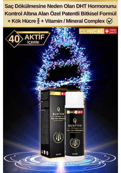 Dr. Sammy's Quarine Premium Şampuan 250ml Dökülen